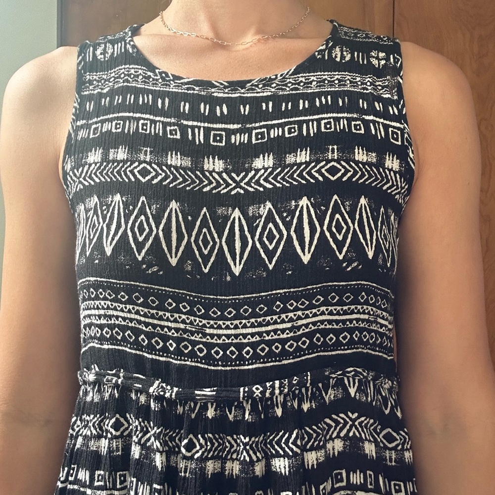 Patterned forever 21 casual mini dress